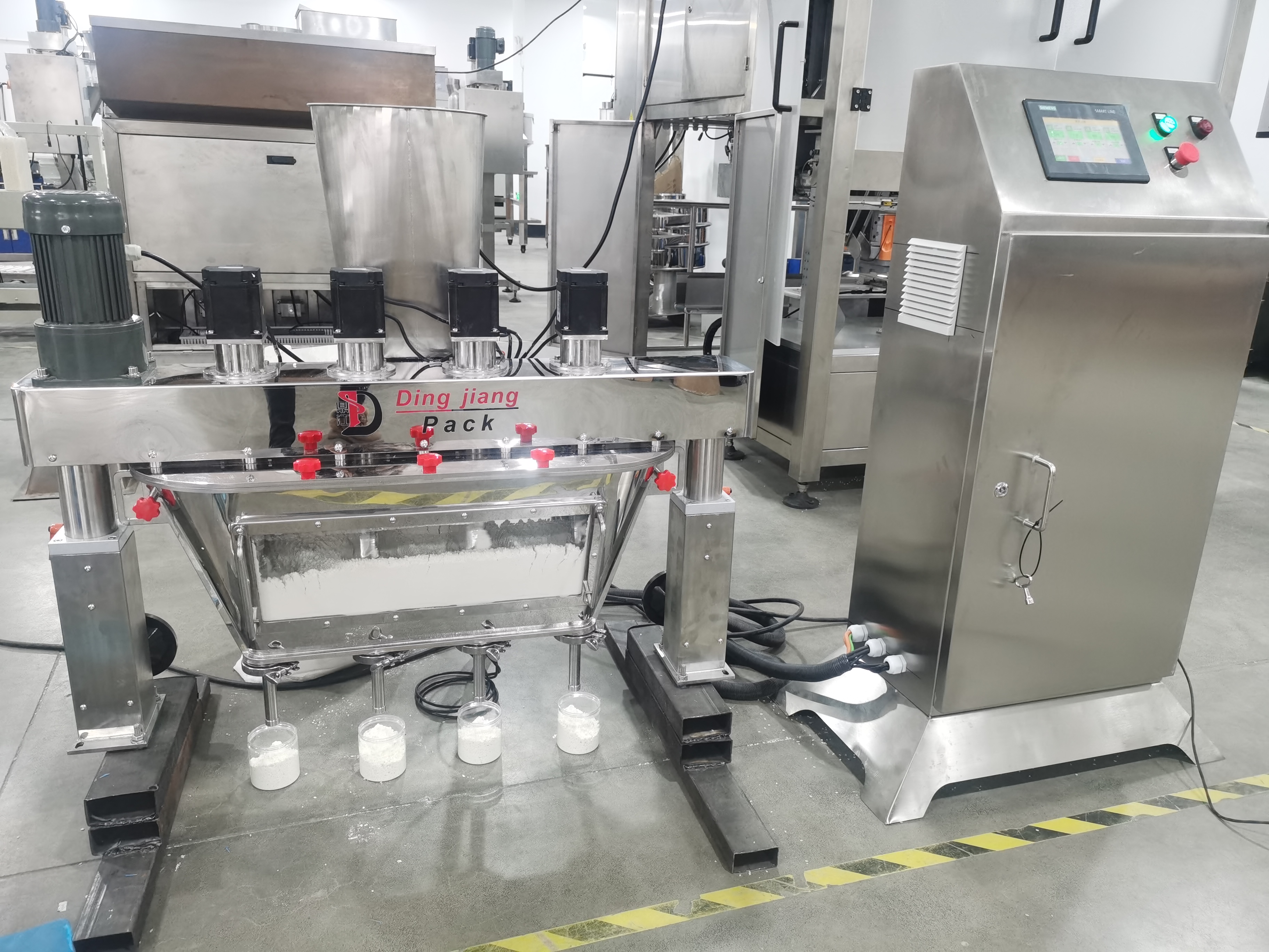 Best This automatic 4 head powder filling machine is suitable for  small weight measuring . Supplier 3