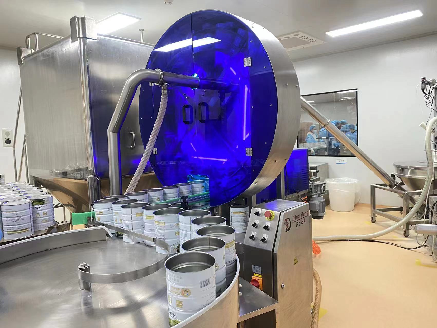 Professional automatic   milk  powder  bottle filling line manufacturers 3