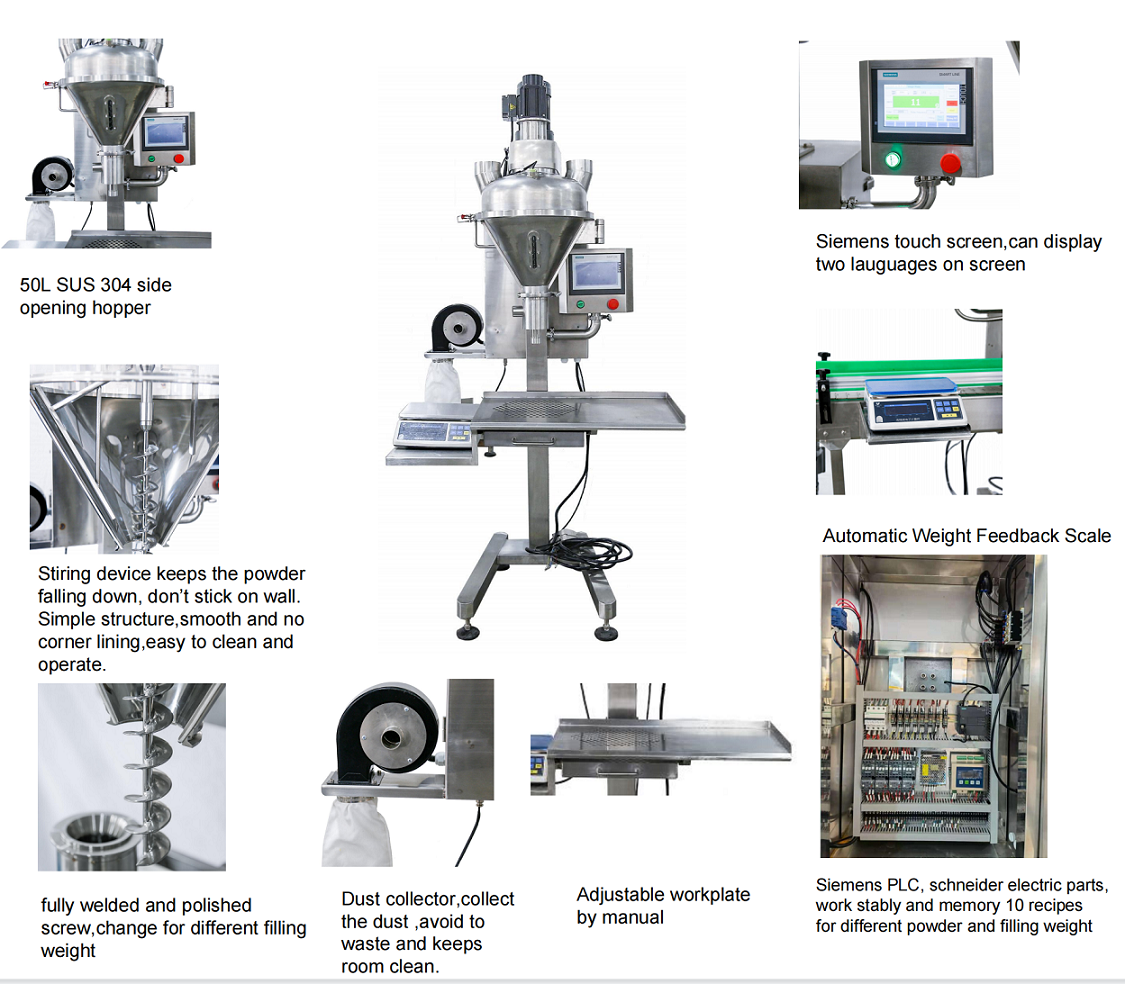 Best Quality semi automatic powder filling machine Factory 6