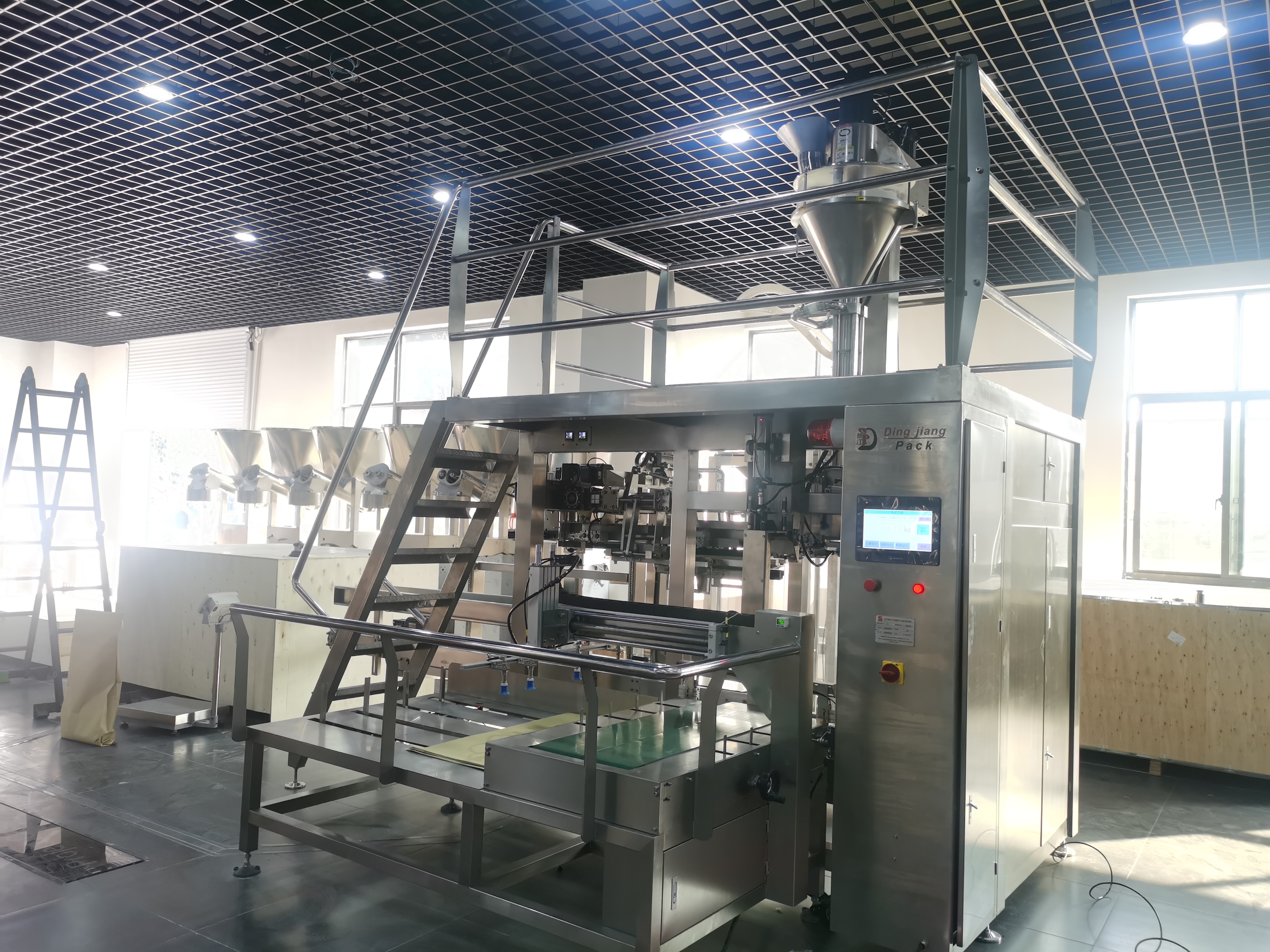 Fabricantes profesionales de máquinas automáticas para envasar polvo de 25 kg 5