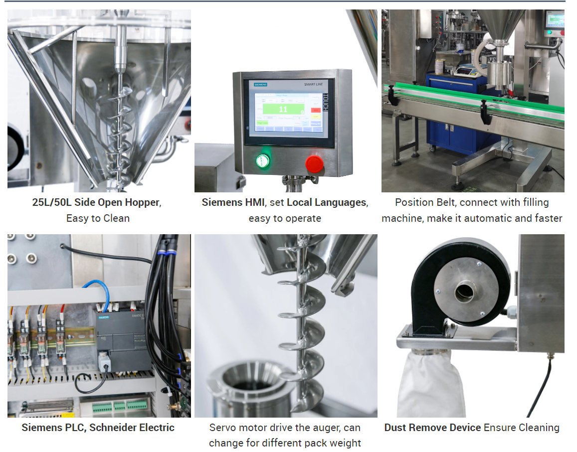 Professional Automtic powder bottle filling machine manufacturers 4