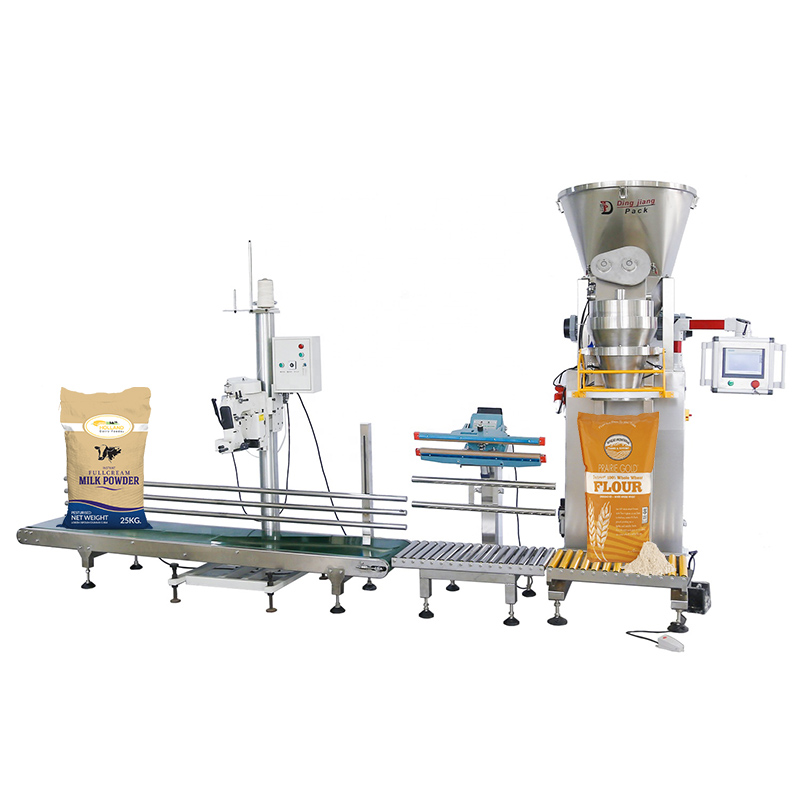 Best Semi automatic 25kg milk powder  pack machine ready ship to malaysia Factory Price - Dingjiang 2