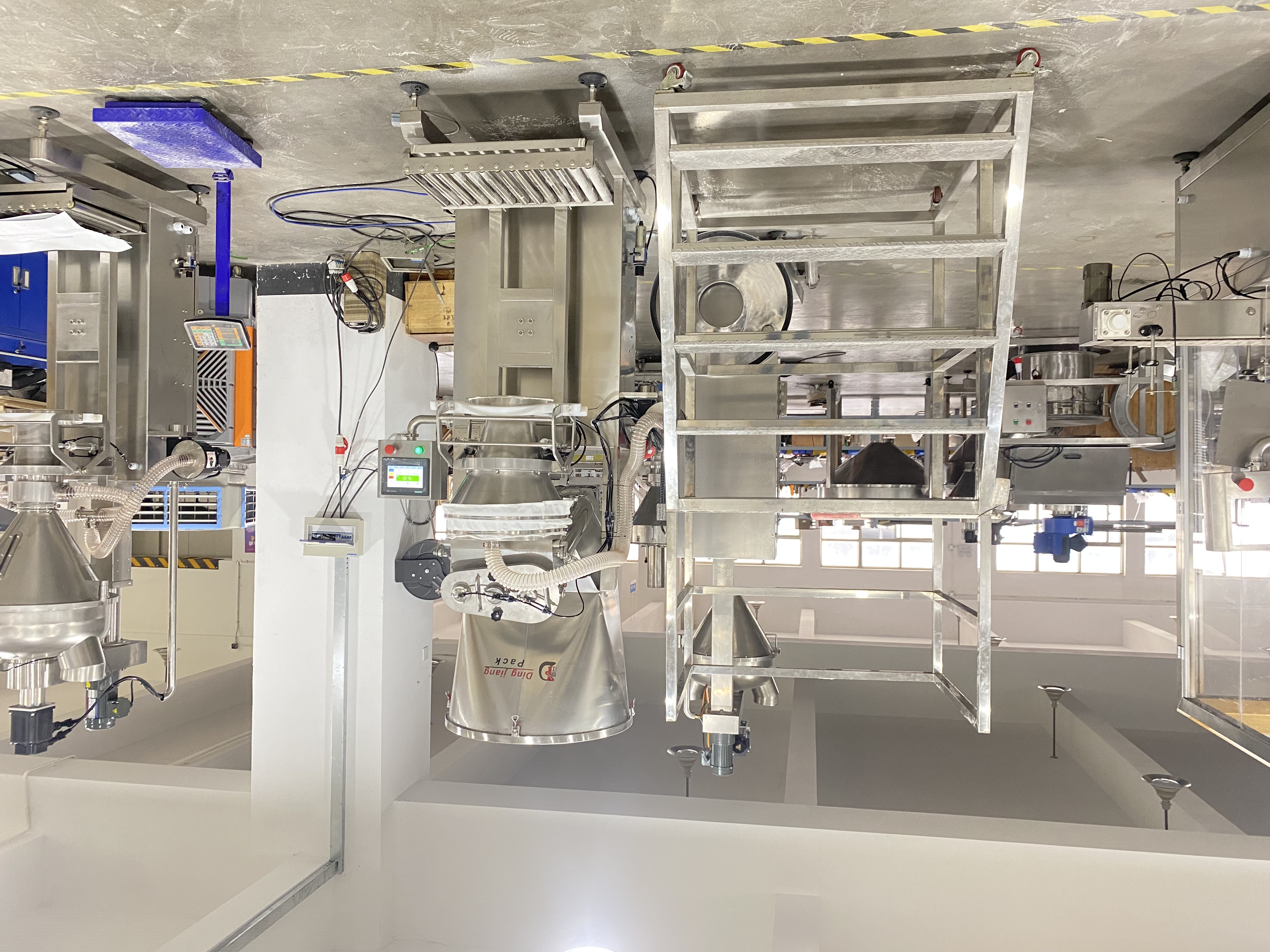 Best Semi automatic 25kg milk powder  pack machine ready ship to malaysia Factory Price - Dingjiang 9