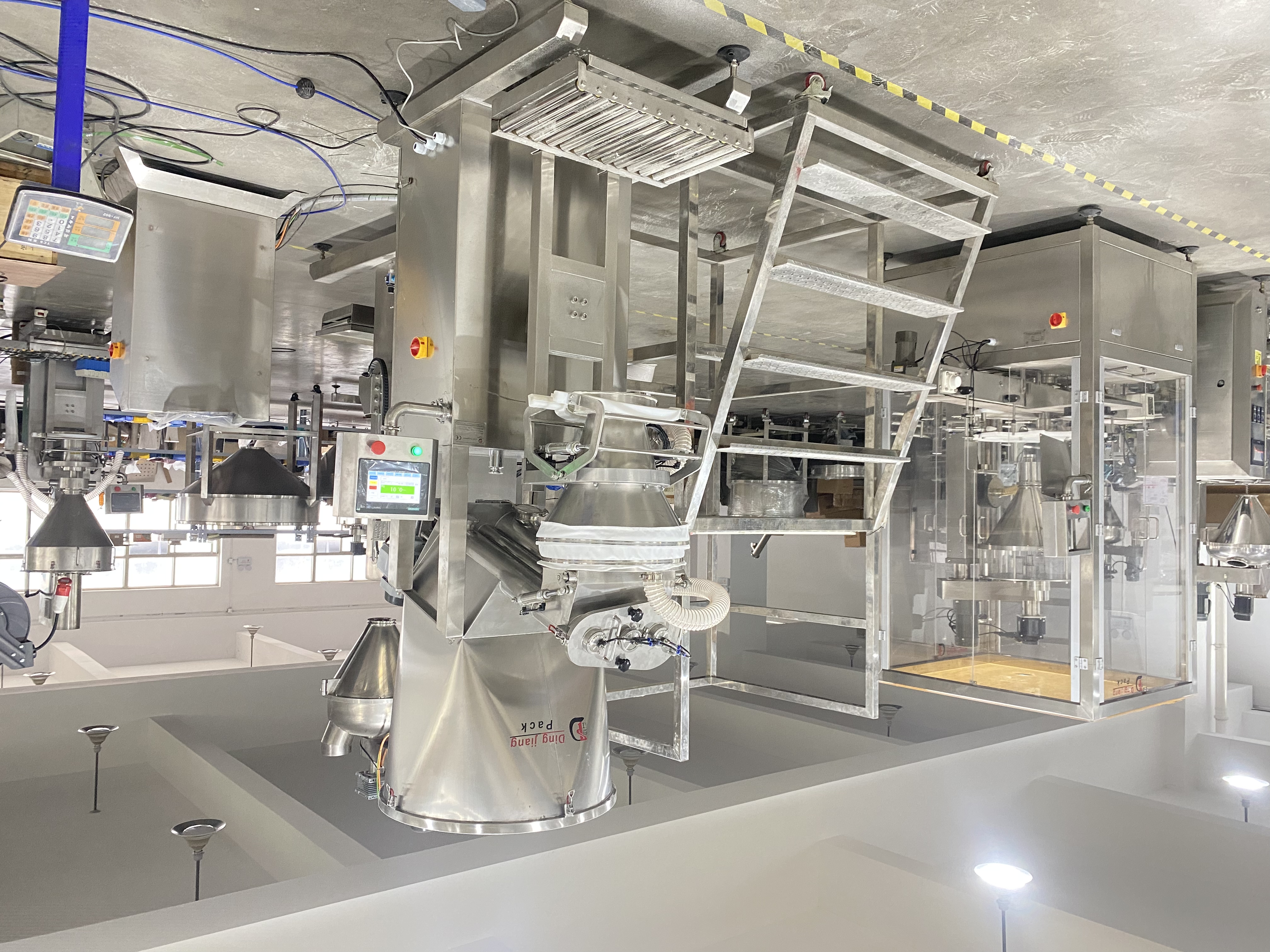 Best Semi automatic 25kg milk powder  pack machine ready ship to malaysia Factory Price - Dingjiang 10