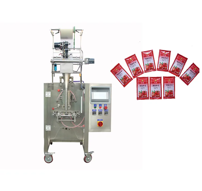Automatic liquid sachet pack machine for soya sauce 1