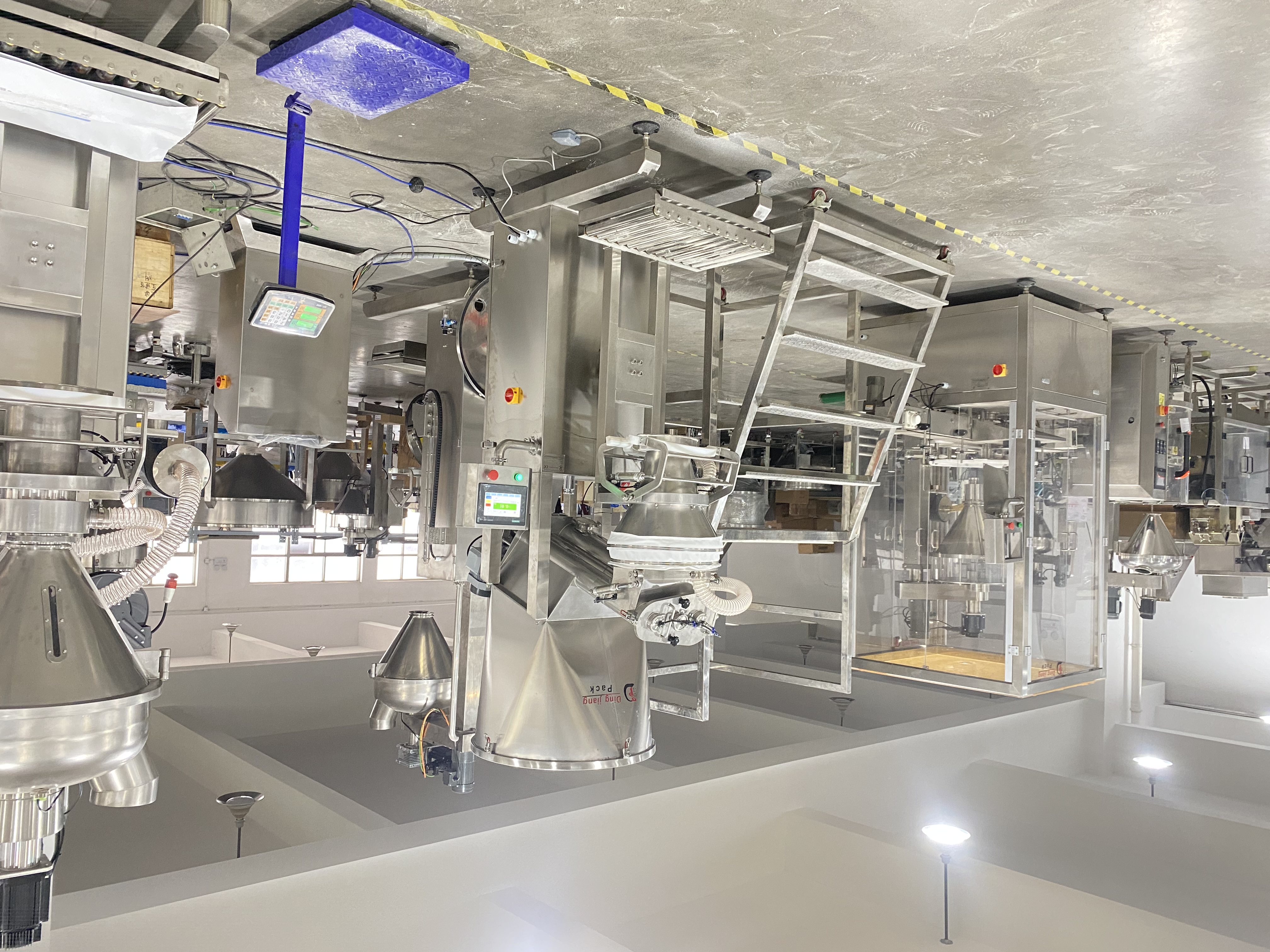 Best Semi automatic 25kg milk powder  pack machine ready ship to malaysia Factory Price - Dingjiang 8