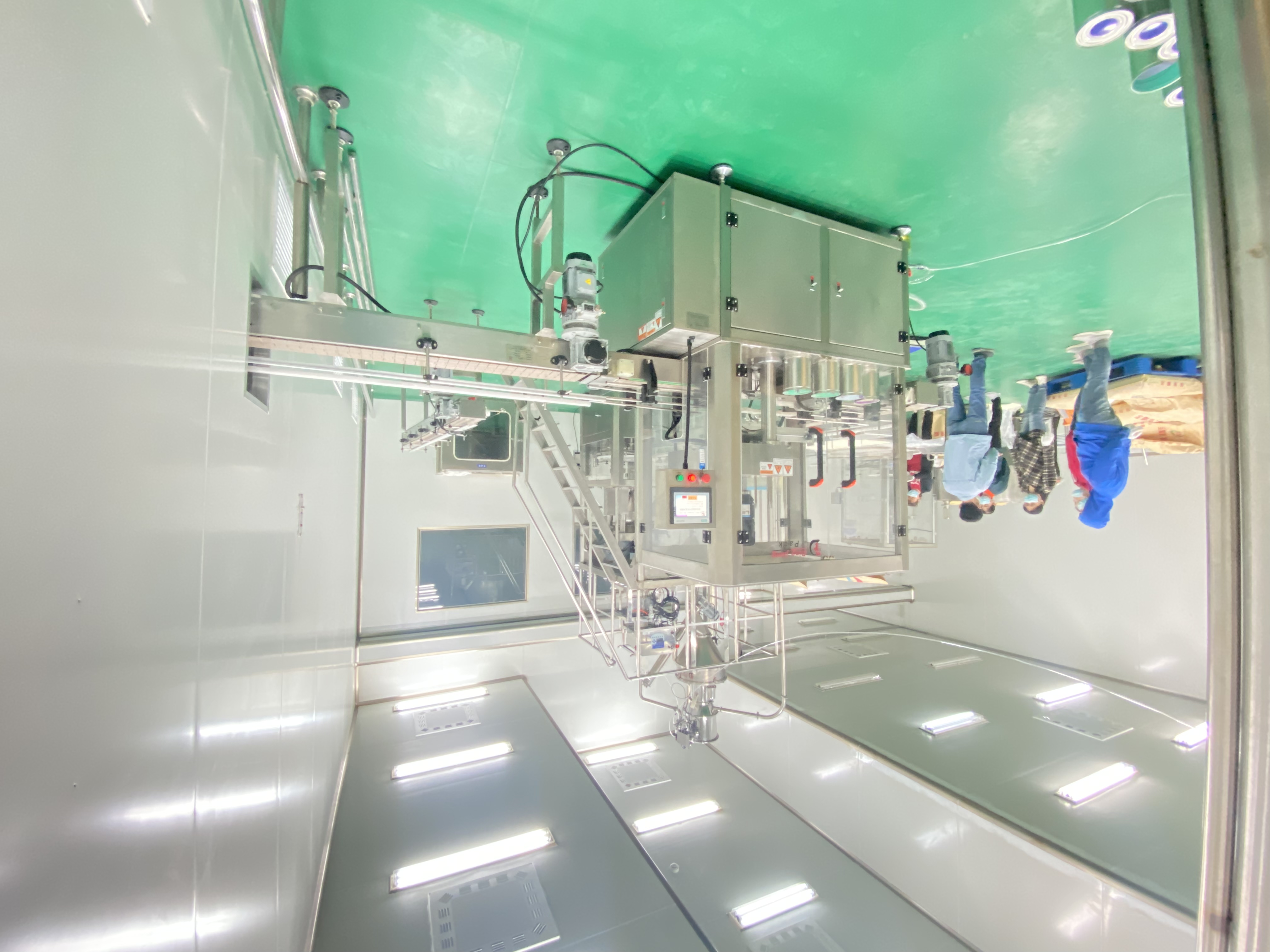 Automatic powder  bottle filling machine 