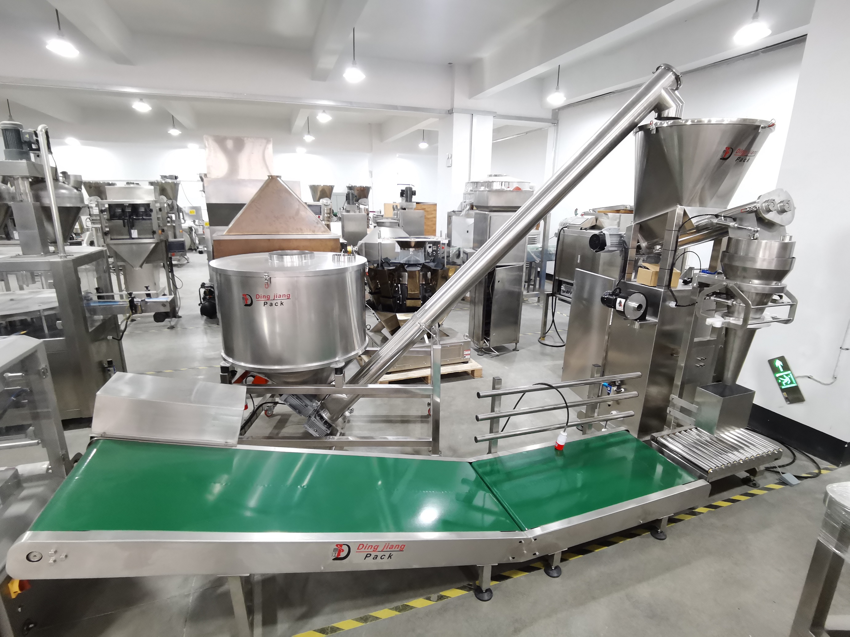 About Dingjiang 5-25kg Powder Pack Machine ready ship to spain  for salt pack SUS 316 Material 4