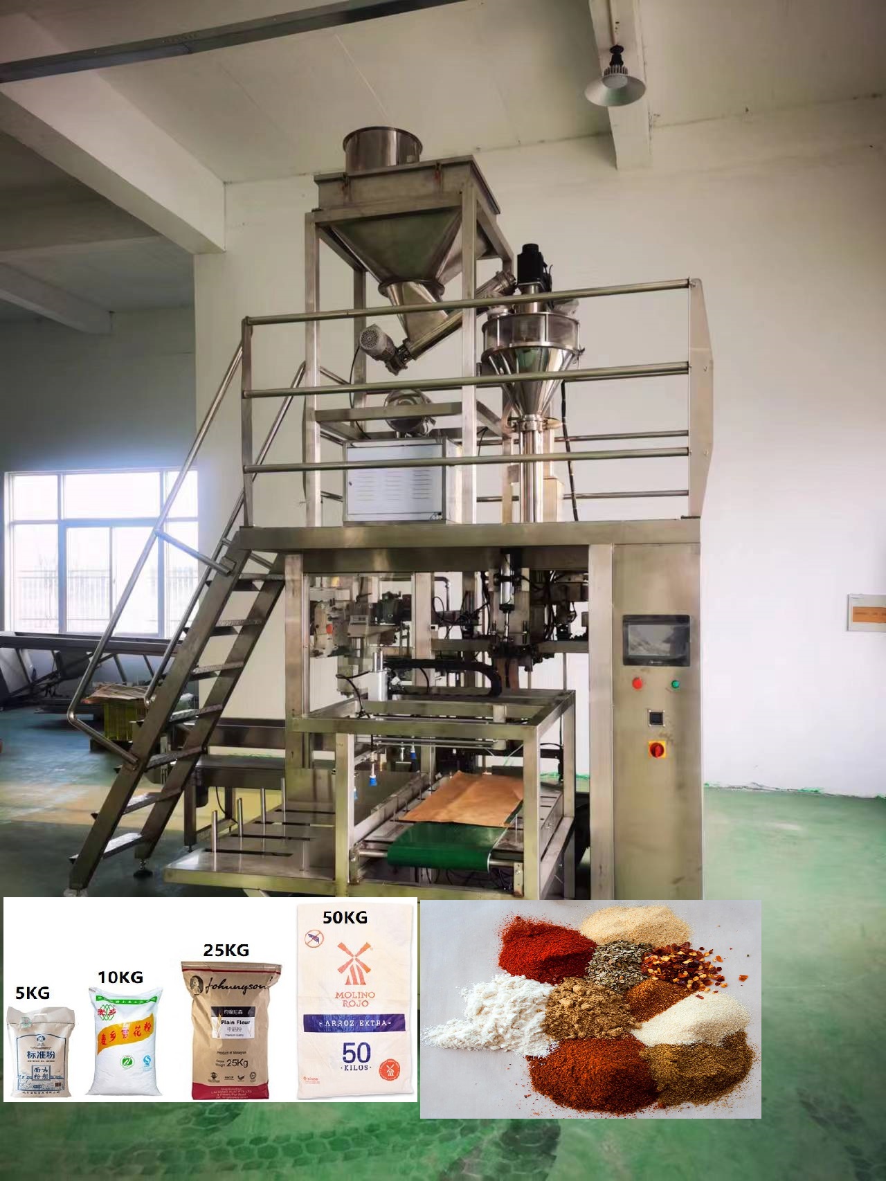 Automatic 25kg bagging machine for powder 1
