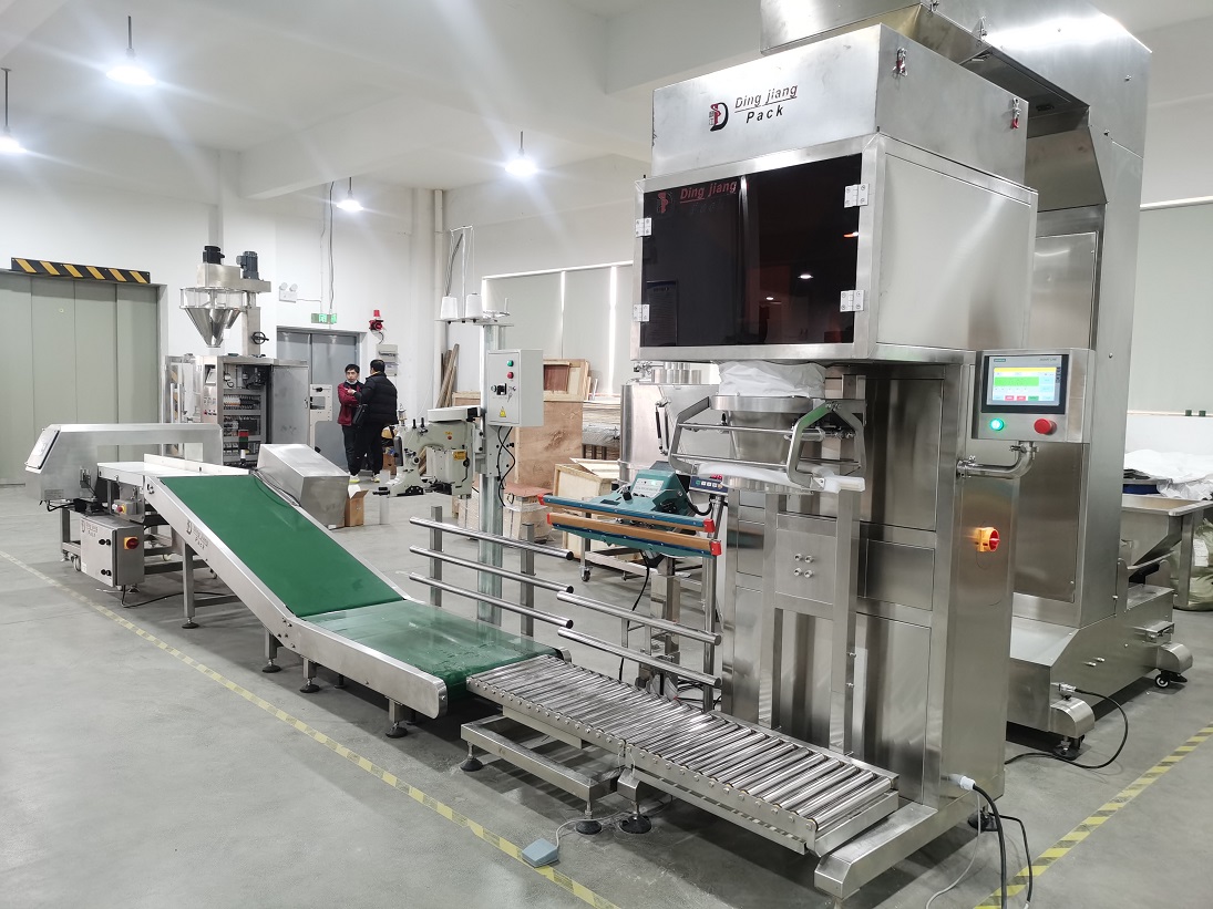 About Dingjiang DJ-Z25 5-25kg bread crumbs packing machine ready ship to spain 7