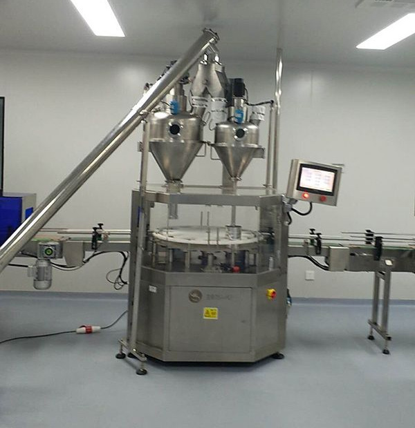 800g milk powder filling line in customer factory 4