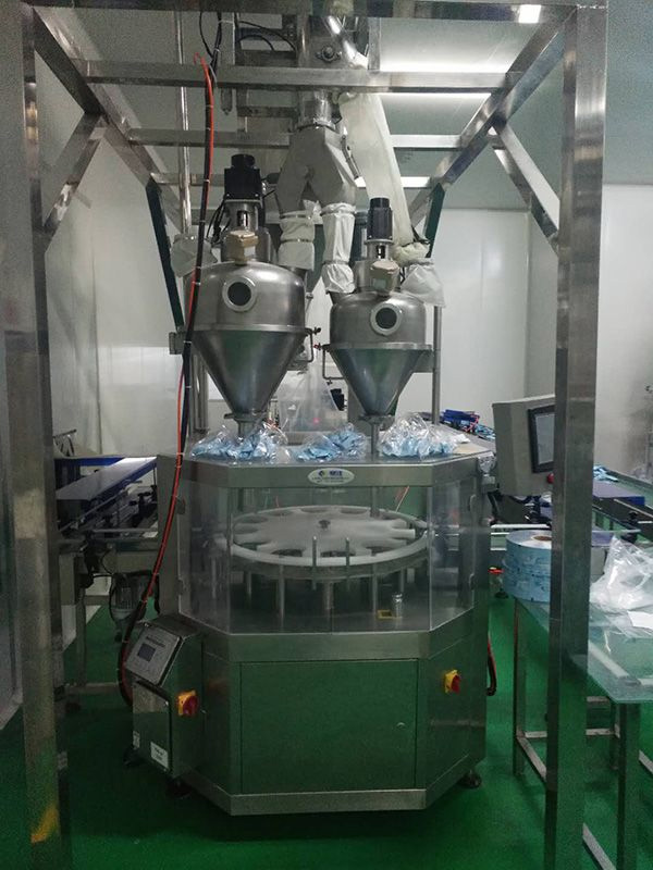 800g milk powder filling line in customer factory 5