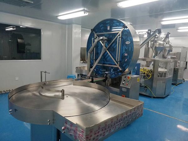 800g milk powder filling line in customer factory 2