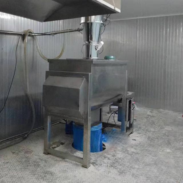 Shandong 5kg fruit powder pack line work in customer factory 2