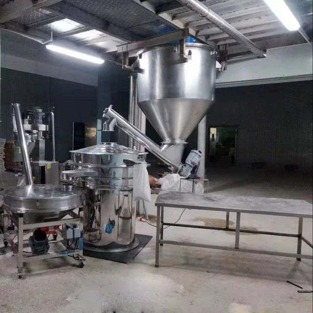 Shandong 5kg fruit powder pack line work in customer factory 7
