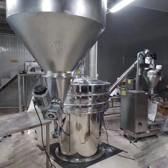 Shandong 5kg fruit powder pack line work in customer factory 5