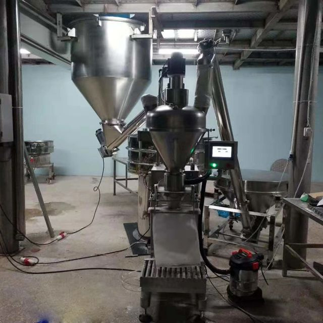Shandong 5kg fruit powder pack line work in customer factory 8