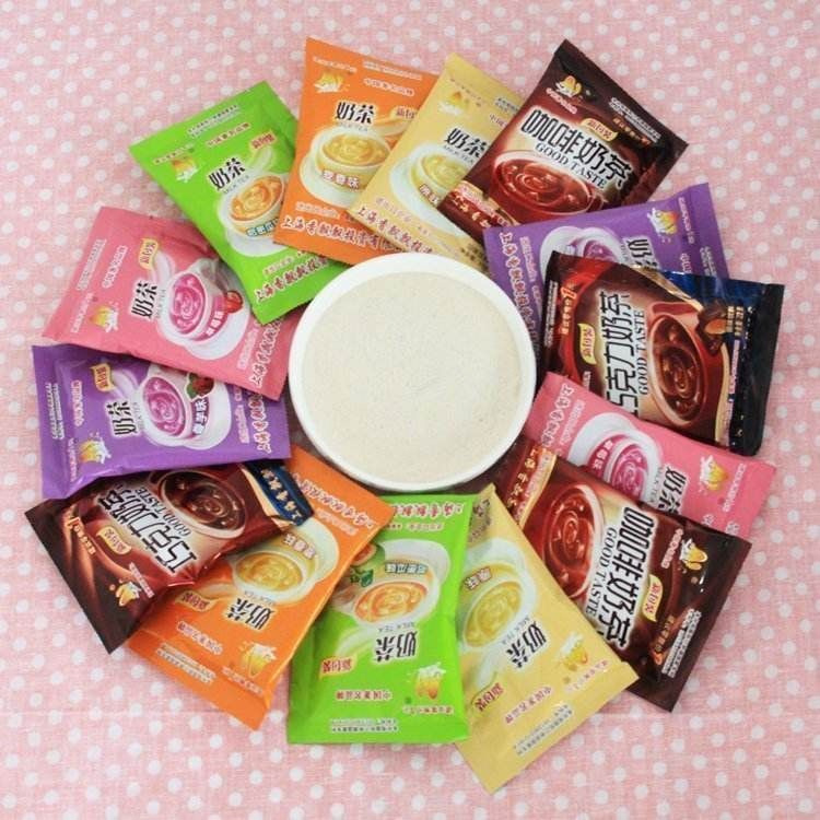 小袋装三边封奶茶