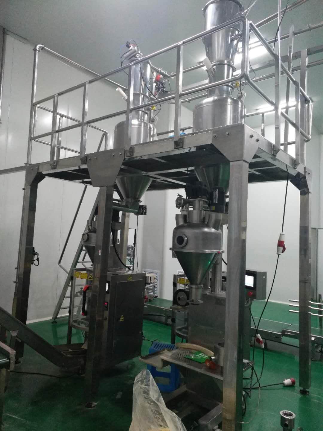 Автоматическая упаковочная машина для порошка DJ-3A200, вмещающая 50-200 г порошка. 7