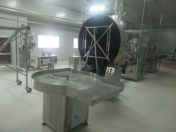 0.8kg 5kg 25kg flour powder pack line installtion in customer factory 1