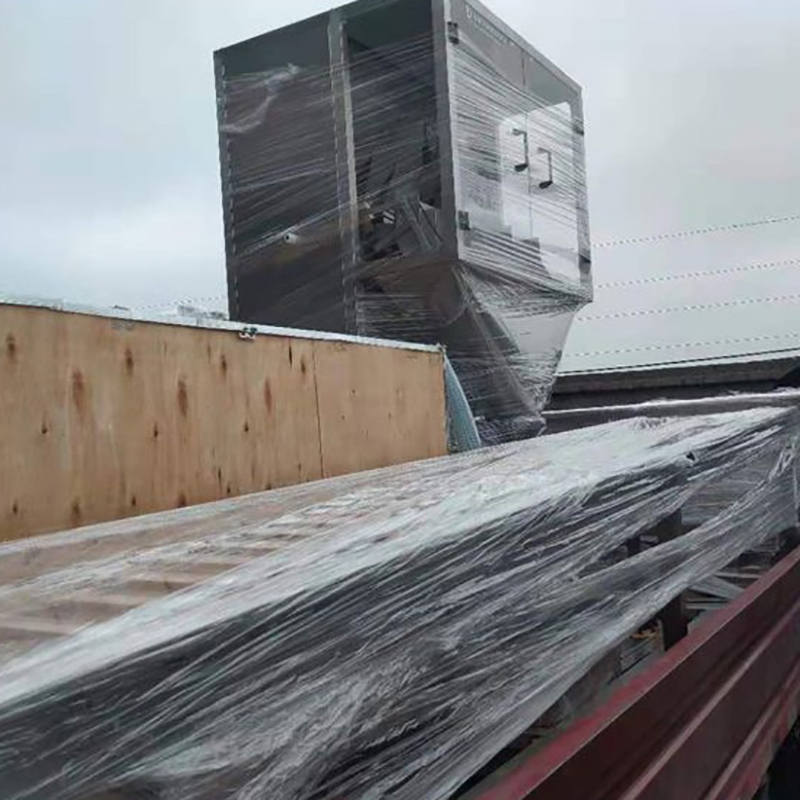 DJ-Z3 semi automatic 50g 1000g grain packing machine delivery to Argentina1 6