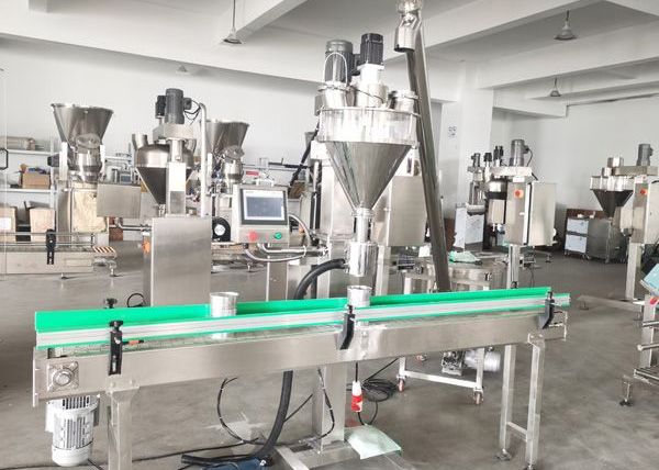 DJ-2A 50-500g automatic powder filling machine delivery to Switzerland1 4