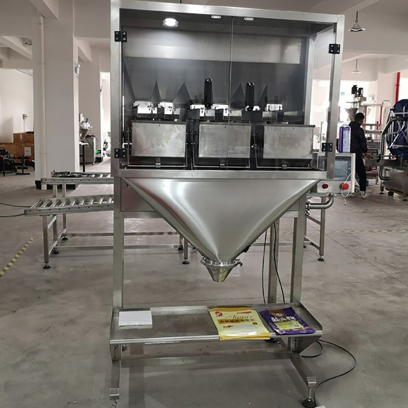 DJ-Z3 semi automatic 50g 1000g grain packing machine delivery to Argentina1 2