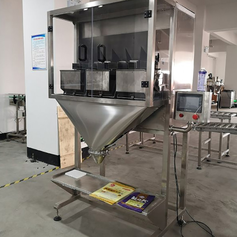 DJ-Z3 semi automatic 50g 1000g grain packing machine delivery to Argentina1 3