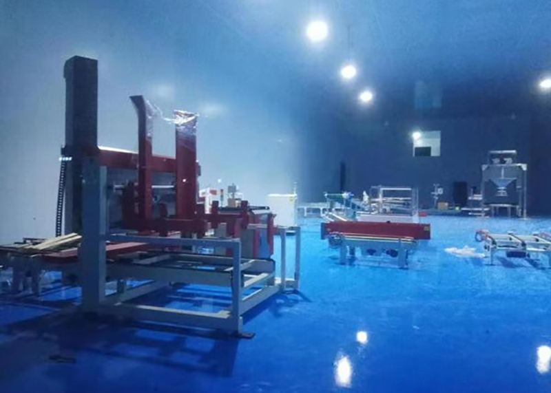 DJ-1C2 10-50kg weighing powder packaging machine customer site1 3