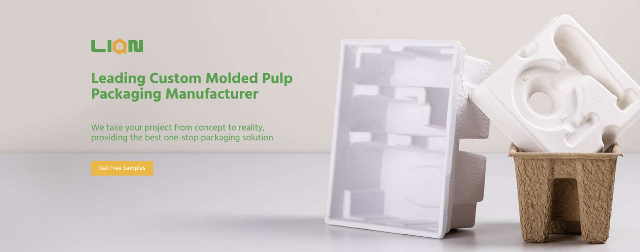 Custom Paper Molded Pulp Tray Packaging For Cosmetic 8