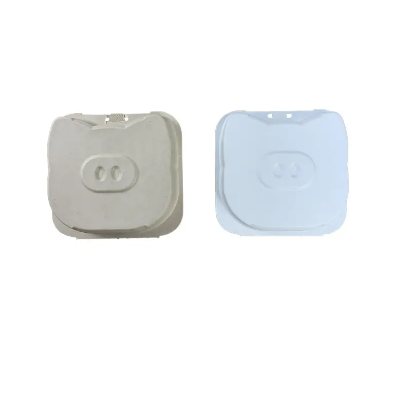 Food Grade Pulp Material Customized Logo Insert pulp Packaging Box For Food Packaging 1