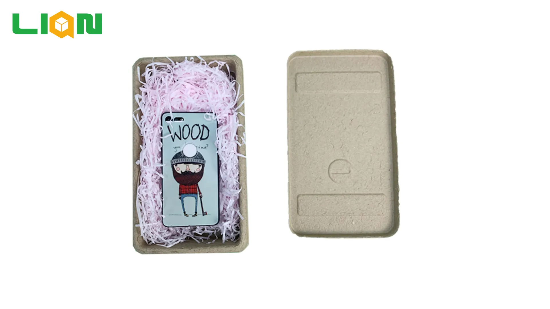 Molded Pulp Packaging Disposable Wet Dress Customized Shape Color for Cosmetic Packaging 1