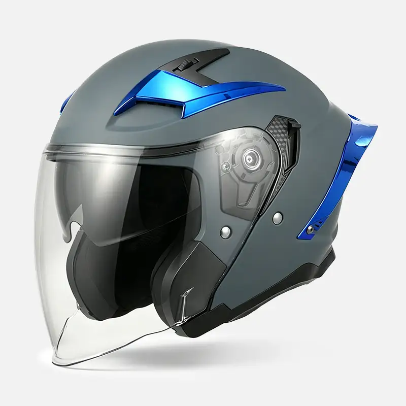 Open Face ABS Motorcycle Helmets OF837 ODM OEM Supplier for Daily Riding 1