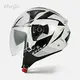 Black Open Face Helmet Motorcycle Helmets Wholesale - Wenjin 1
