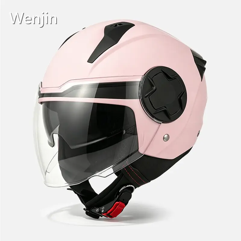 Lightest Open Face Motorcycle Helmet by Wenjin-2 1