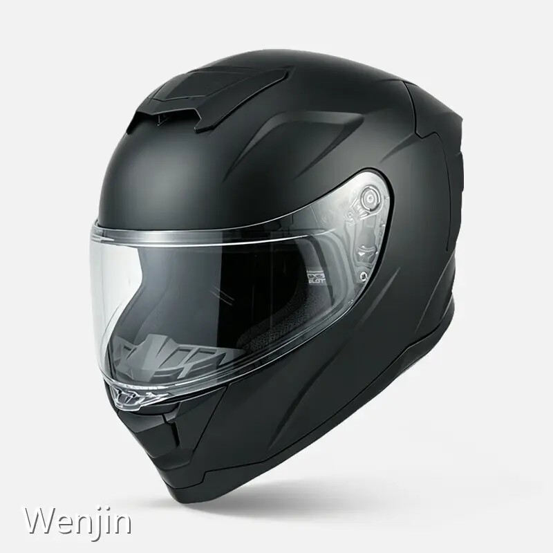 Wenjin Black and Pink Full Face Helmets Factory 1