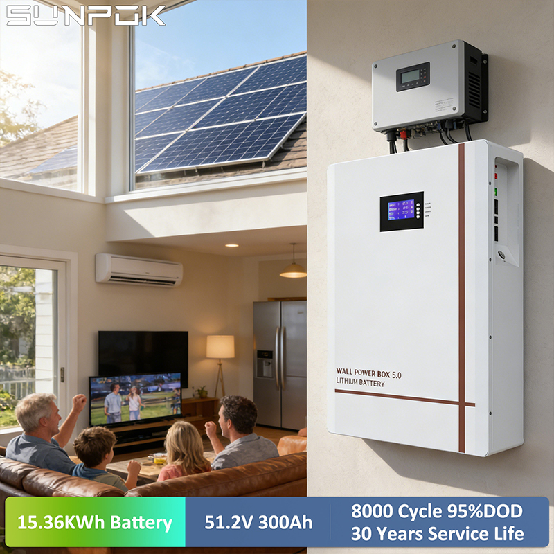 15kWh Lithiumbatterie | 48V 300Ah Batterie | 51,2 V 300 Ah Energiespeicher-Lithiumbatterie