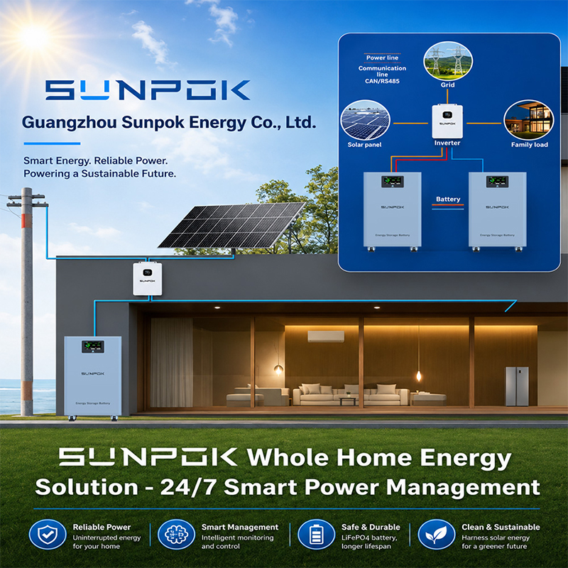 Batería de almacenamiento de energía solar de pie de 51,2 V y 1000 Ah (51,2 kWh) 4