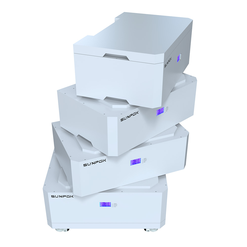 15kWh Stacked LiFePO4 Battery 51.2V 300Ah Home Storage 5