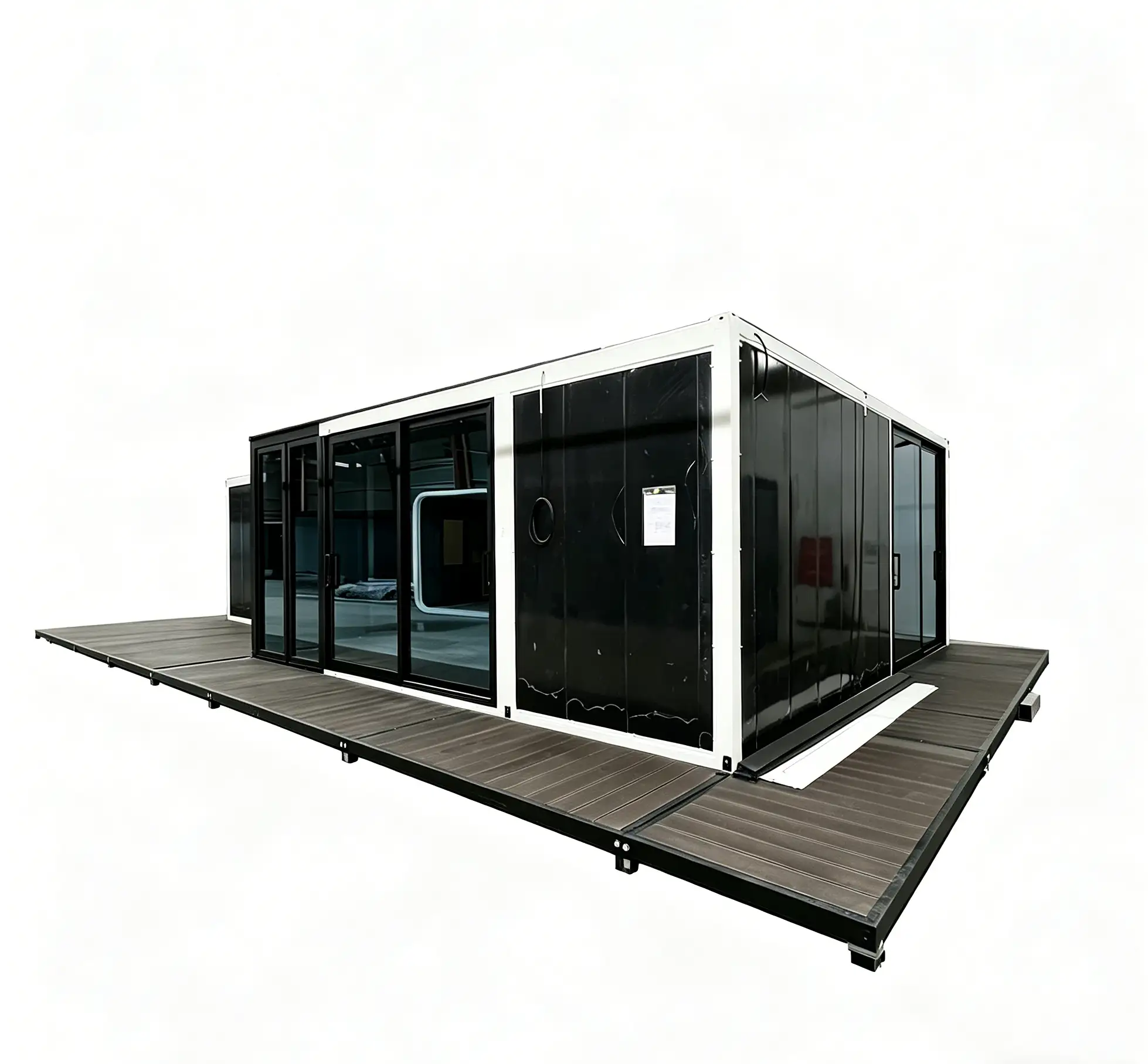 20ft Flat Roof Single-Wing Expandable Container House 1