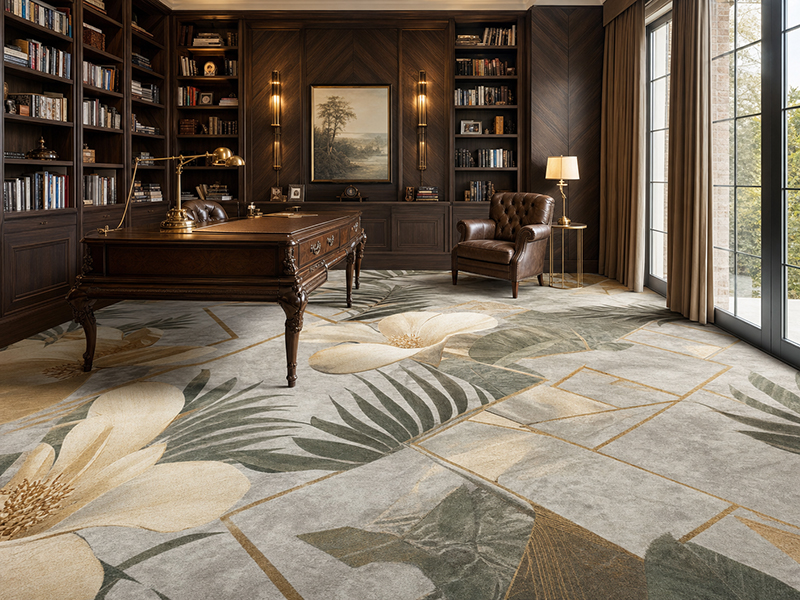 Dongsheng Printed Carpet for Living Room Factory 3