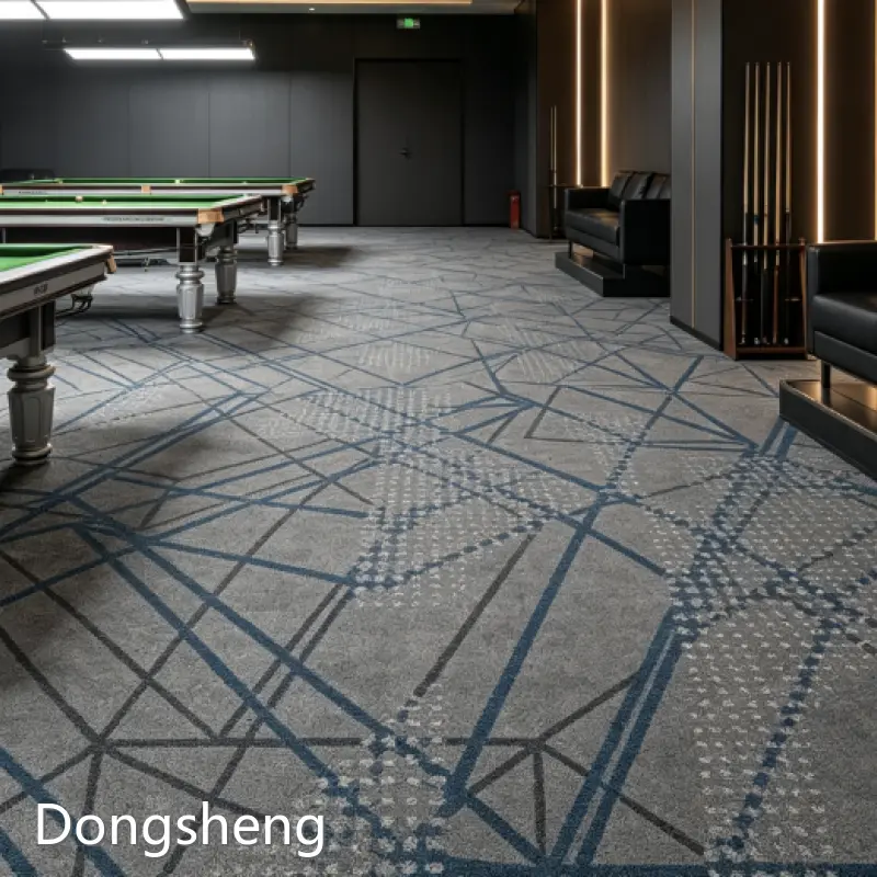 Chinesischer Lieferant von maschinell getufteten Teppichfliesen, Großhandel für maschinell getuftete Teppiche - Dongsheng 1