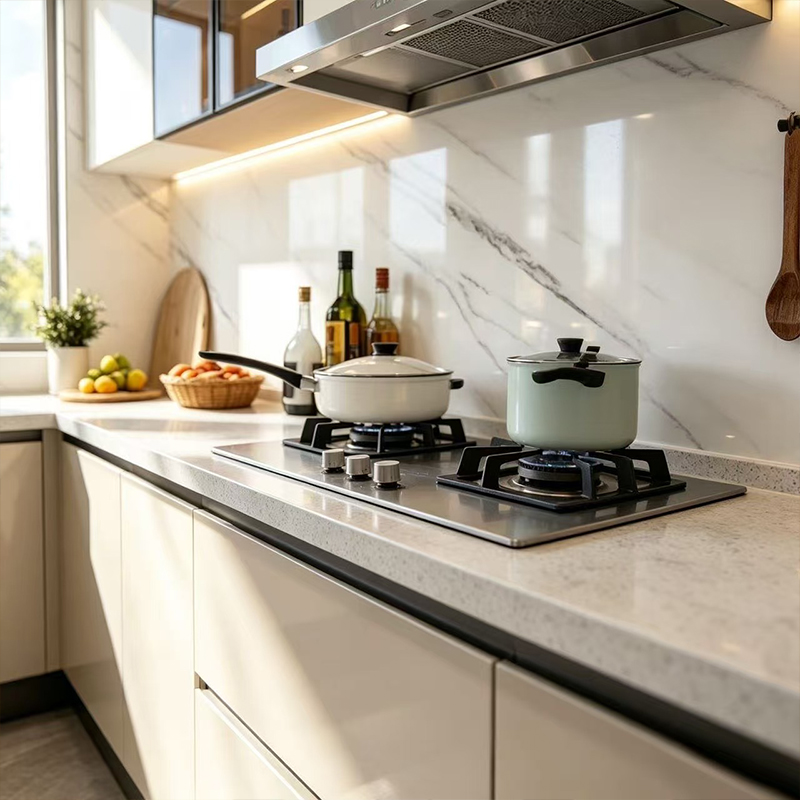 Custom MDF Kitchen Cabinets For Modern Homes YK-07 5