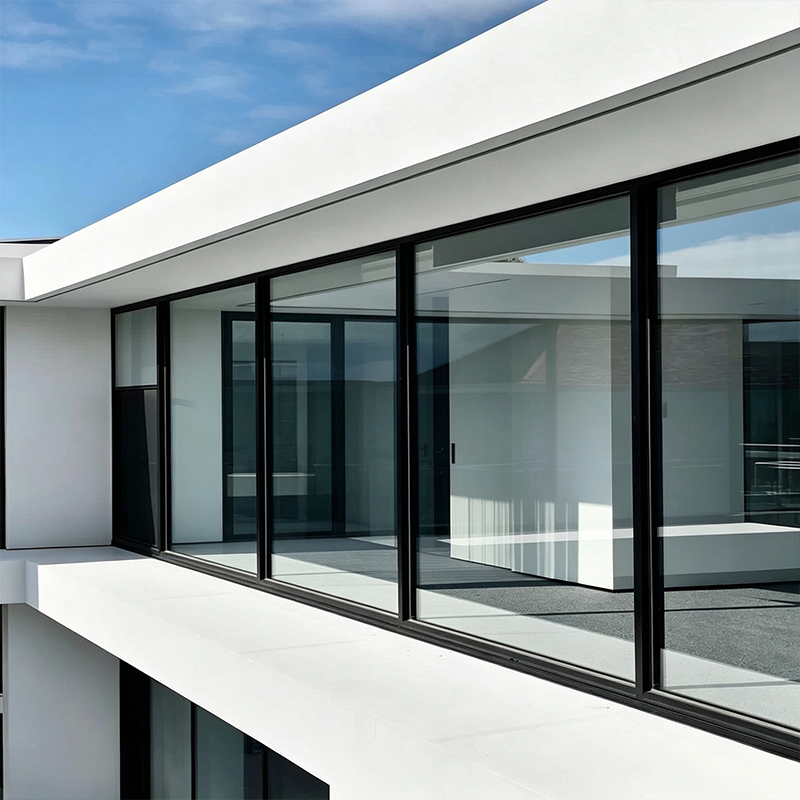 Aluminum Double Glass Sliding Window for Villas and Houses YW-03 5