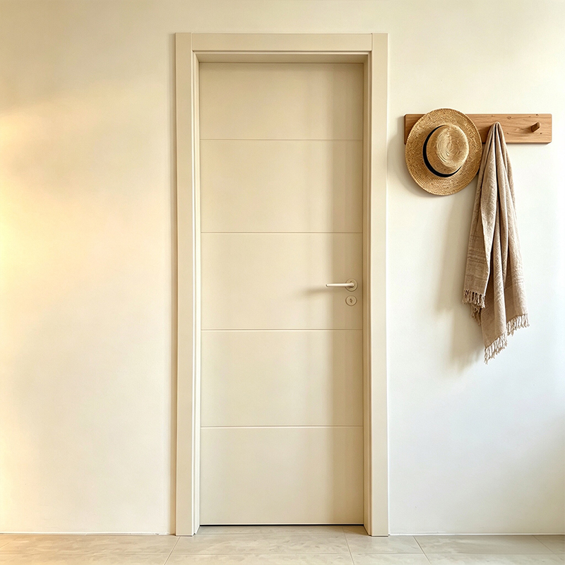 Custom Lacquer Wooden Interior Room Door YD-01 1