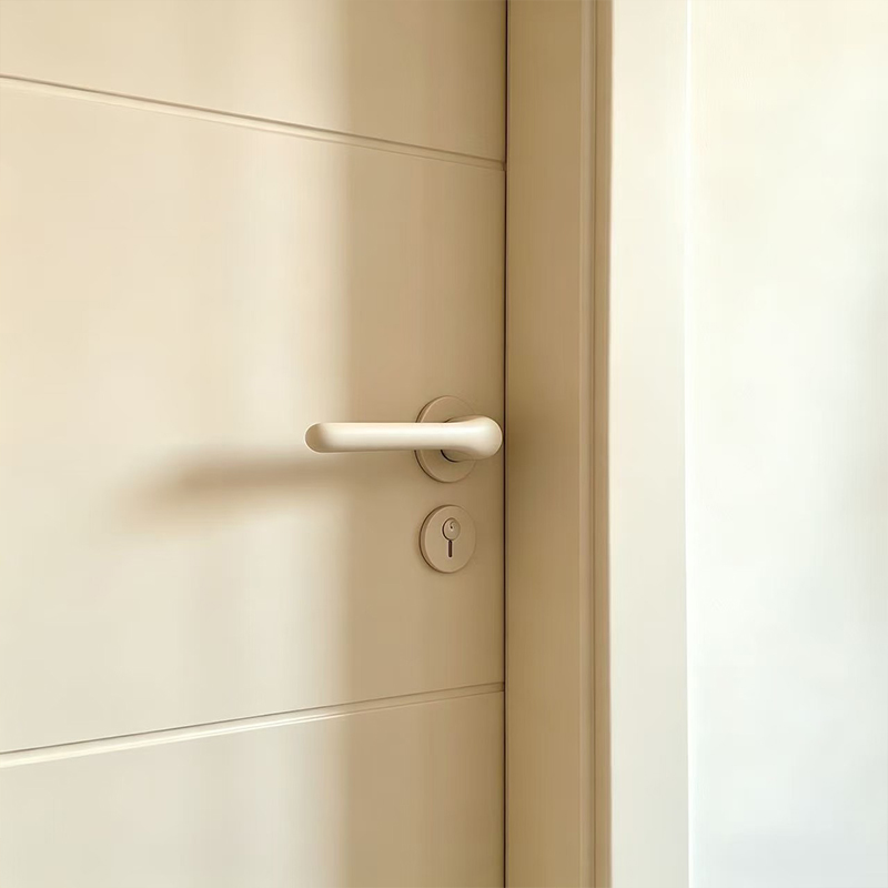 Custom Lacquer Wooden Interior Room Door YD-01 4