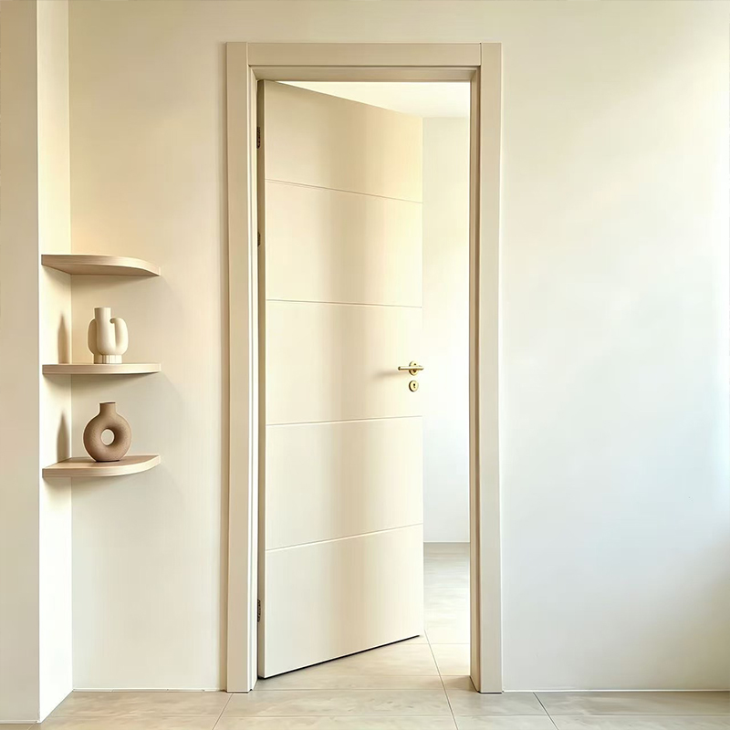 Custom Lacquer Wooden Interior Room Door YD-01 3