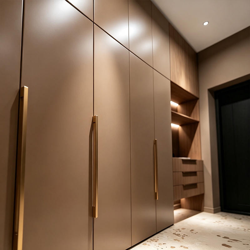 For Home Hotel Use Hinged Door Wardrobe Closet 4
