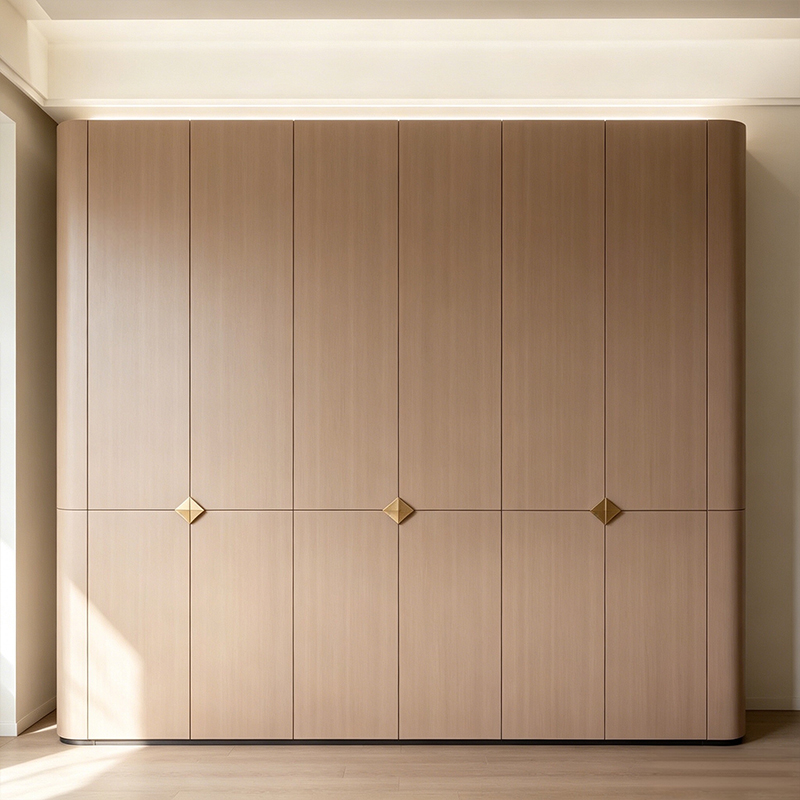 Swing Hinged Wardrobe with for Bedroom Storage YW-09 3