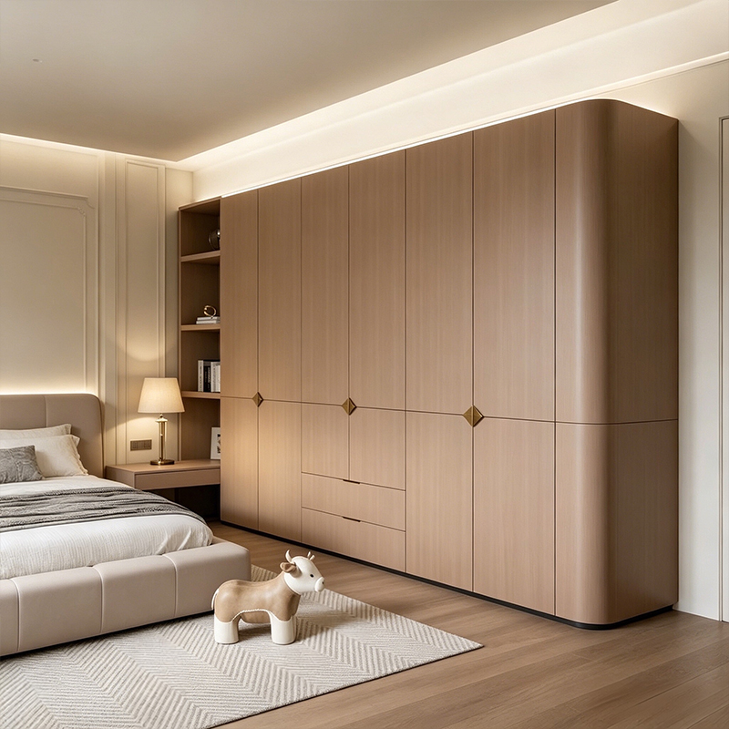 Swing Hinged Wardrobe with for Bedroom Storage YW-09 2